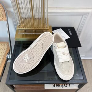 amiri multicolor sneakers beige