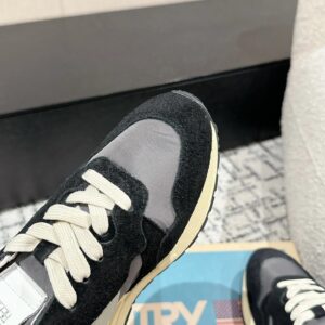 autry retro sneakers black