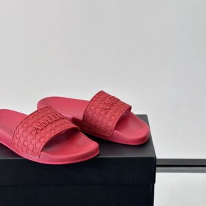 amiri men's slides red