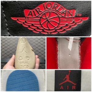 air jordan 1 mid aj red logo