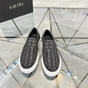 ami slip on shoes black
