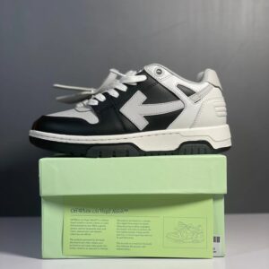 off white low top sneakers black/white