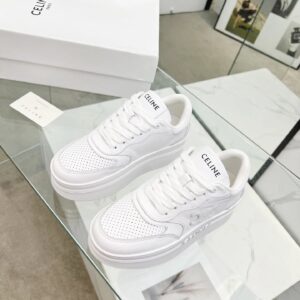 celine white platform sneakers