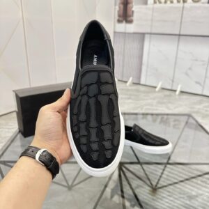 ami slip on shoes black