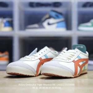 asics onitsuka tiger mexico white yellow blue