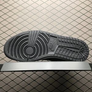 air jordan 1 mid aj1 black white green