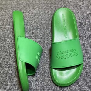 original molded green slides