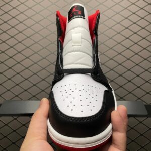 air jordan 1 mid aj red logo