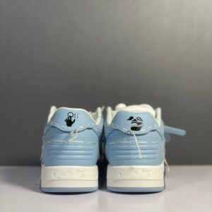 off white blue low top sneakers