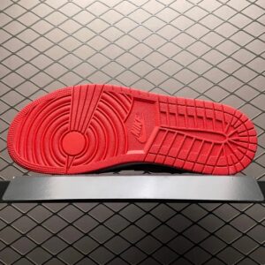 air jordan 1 mid black/red