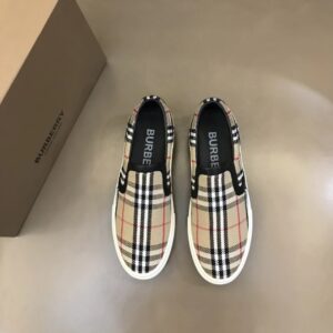 burberry heritage stripes low tops