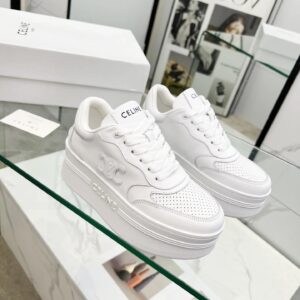 celine white platform sneakers