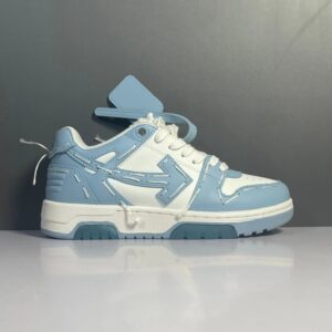 off white blue low top sneakers