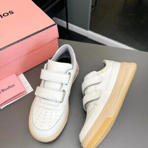 magic strap white shoes