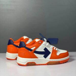 off white low sneaker orange