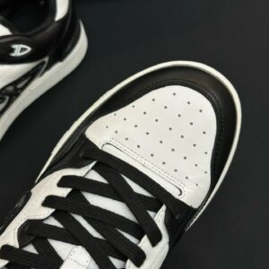 dior b57 low top sneakers black & white