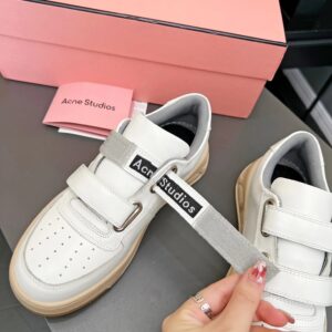 magic strap white shoes