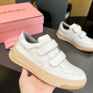 magic strap white shoes