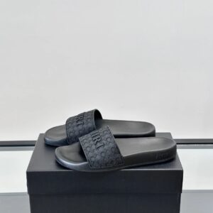 amiri men's slides black