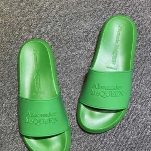 original molded green slides