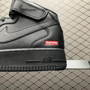 supreme x nk air force 1 mid black