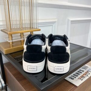 amiri couple color block casual sneakers