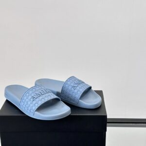 amiri men's slides blue