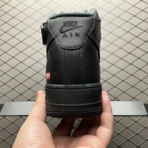 supreme x nk air force 1 mid black