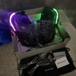 balenciaga led sneakers black
