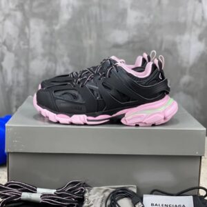 balenciaga led outdoor shoes, black pink