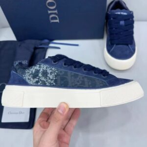 dior b33 navy blue sneakers