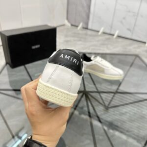 ami low casual shoes black white