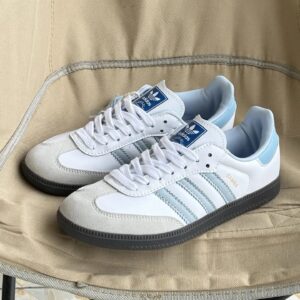 adidas original samba white blue