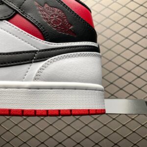 air jordan 1 mid black/red