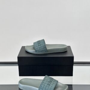 amiri men's slides dark green