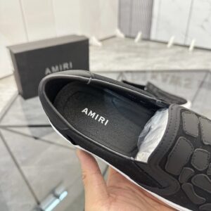 ami slip on shoes black
