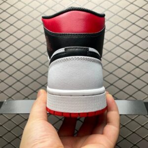air jordan 1 mid black/red