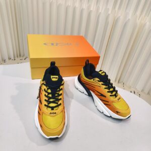 dior blade sneakers yellow