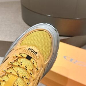 dior gradient dad shoes yellow
