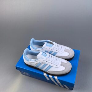 adidas samba og leather sneakers, white