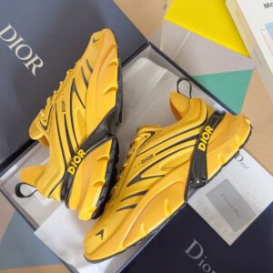 dior blade sneakers yellow