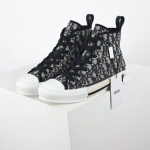 dior b23 denim sneakers blue