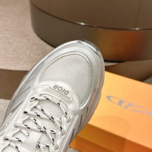 dior gradient dad shoes white