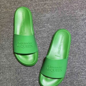 original molded green slides