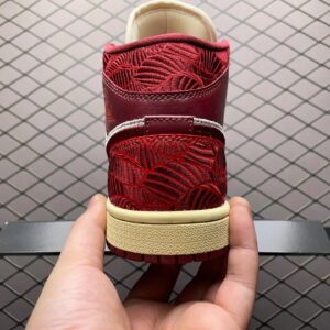 air jordan 1 mid burgundy