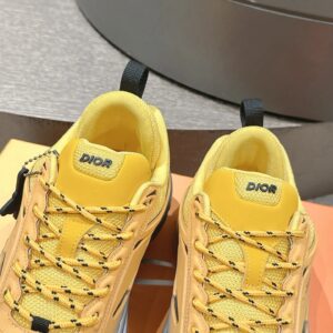 dior gradient dad shoes yellow