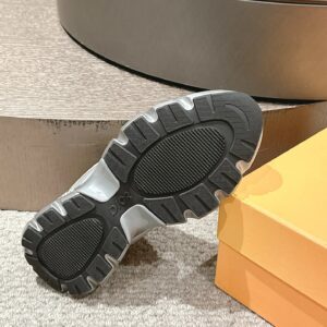 dior gradient dad shoes white