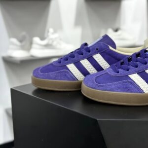 adidas gazelle purple sneakers