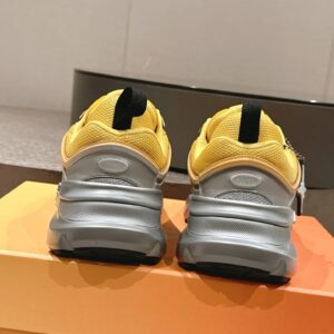 dior gradient dad shoes yellow