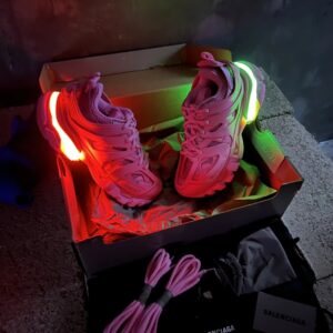 balenciaga led outdoor shoes pink